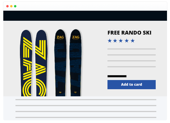 ZAG Free Rando Ski product page
